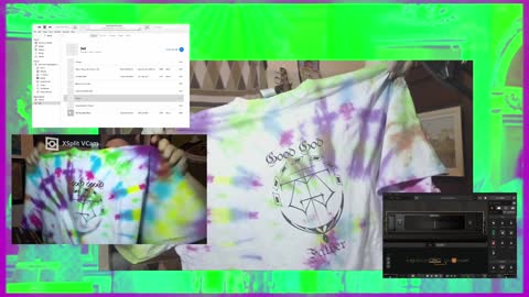 Homemade Tie Die Screenprinted T-Shirts