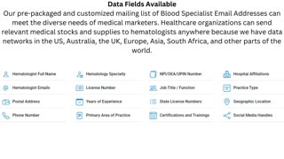 Top best medical groups email list from Health Exe Data