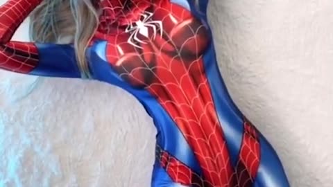 SpiderMan Girl #shorts #foryou #fyp #spiderman #spidermangirl #viral #funny #tiktok #trending