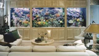 Aquarium interior Room. Original Design Ideas For The Most Beautiful Rooms