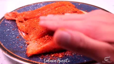 The best salmon dish-How to Make Grilled Salmon Burrito | Fish & Seafood Recipe