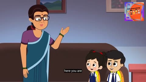 Mummy's Scolding | Mother's Love | Animated | English Cartoon | Moral Stories | 2023