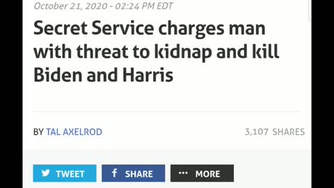 Biden - Harris Death Threats