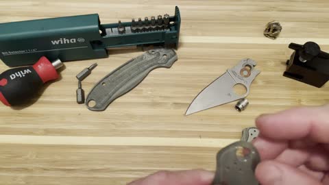 Spyderco Para 3 Micarta Scale Installation Sharp Dressed Knives