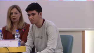 Dimitar Georgiev, high school student and volunteer at First Children's Embassy