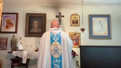 Adoration (leave intentions) Mass for the Church; homily on beatitudes