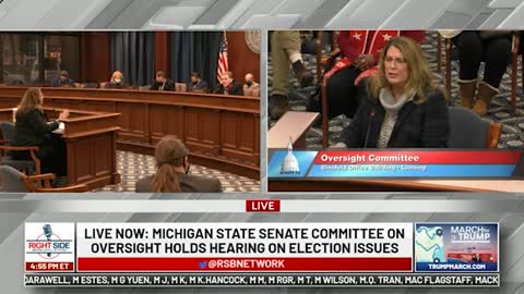 Witness #51 testifies at Michigan House Oversight Committee hearing on 2020 Election. Dec. 2, 2020.