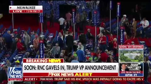Soon - RNC Gavels In, Trump VP Announcement