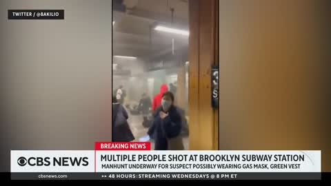 Passengers flee New York City subway car after gunman opens fire