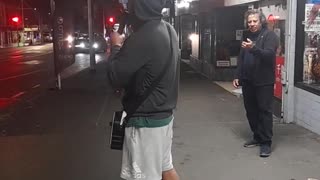 street preaching in Tauranga New Zealand