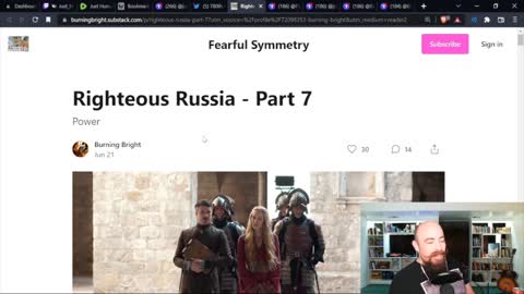 Reading 'Righteous Russia Part 7' by Burning Bright