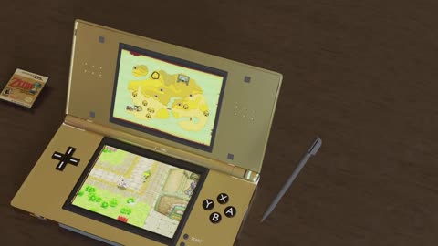 I made a Nintendo DS running #Zelda Phantom Hourglass in #blender