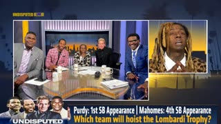 UNDISPUTED Lil Wayne makes predictions 49ers and Chiefs in Super Bowl