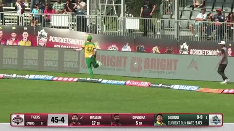 GT20 Canada Season 3 _ Match - 19 Highlights _ Montreal Tigers vs Vancouver Knights