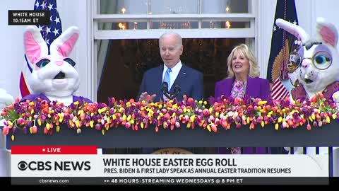 President Biden, first lady Jill Biden host White House Easter Egg Roll