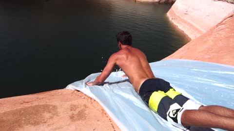 Cliff Jumping In Adventurous Style | Super Slow-Motion Video | PsyFi Tribe