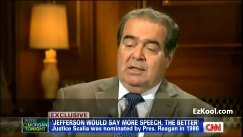 Money Is Speech - Justice Scalia