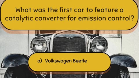 Automotive History Question 7