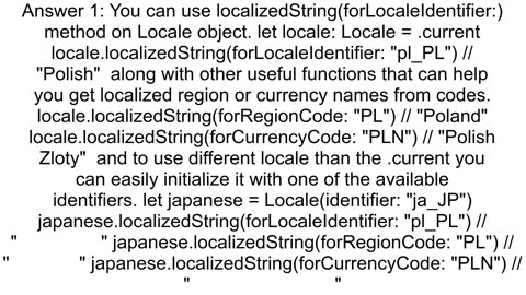 How to get human friendly current local language name in iOS