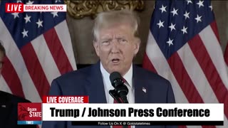 GST-Trump BREAKS His Silence on Speaker Johnson at EXPLOSIVE Presser!