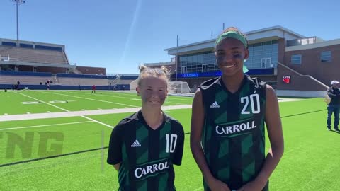 Southlake Carroll Forwards Kennedy Fuller & Zoe Matthews