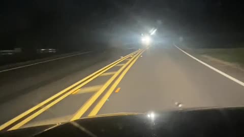 Night driving