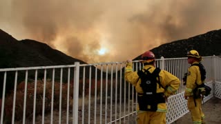 Firefighters Work to Contain California Blaze