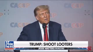“Looters might be shot” says Trump