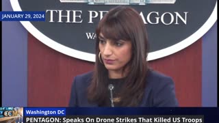 PENTAGON: Discusses Drone Attack That Killed 3 US Soldiers