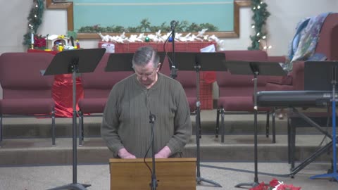 Week 5 of 5 of 15 Minute Seminar on "Covenants" at Moose Creek Baptist Church 12/31/2023