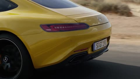 2016 Yellow Mercedes AMG GT Road Drive