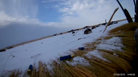 Canadian goose hunting in western Nebraska