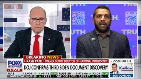 Kash Patel: You're Going to Find Out There Are MANY MORE PLACES Where Joe Biden Hid Documents