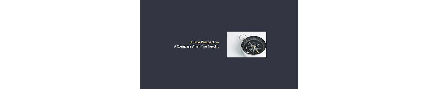 A True Perspective: A Compass When You Need It & Your First Step Toward Making Better Decisions