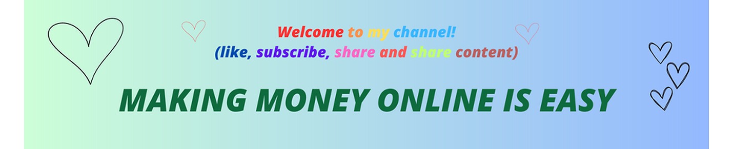 MAKING MONEY ONLINE IS EASY