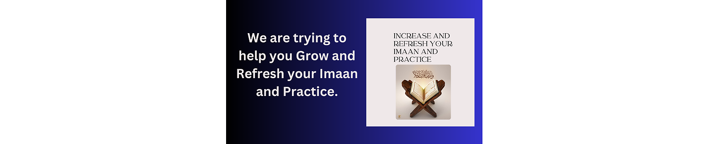 Increase your Imaan