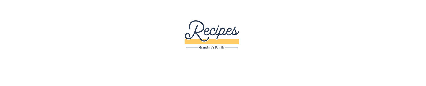 Grandma's Family Recipes