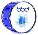 Blue Bass Drum Music