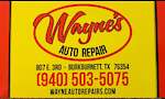 Wayne's Auto Repair of Burkburnett, Texas