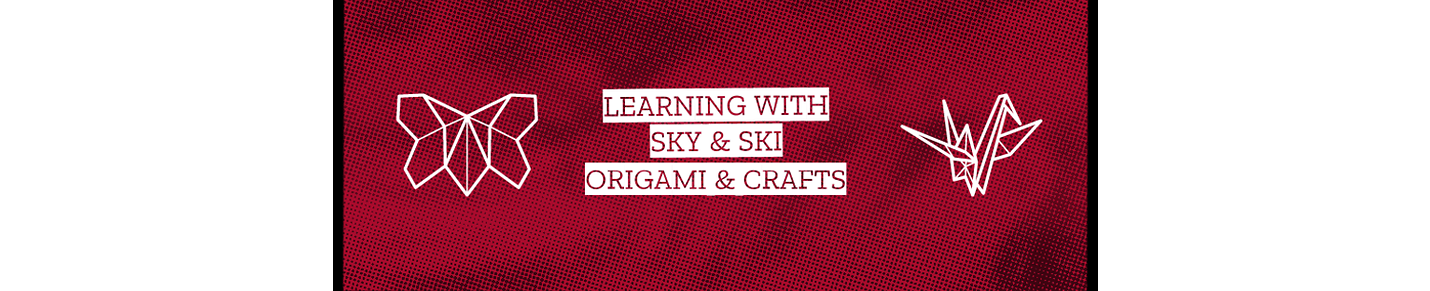 Learning with sky & ski origami & crafts