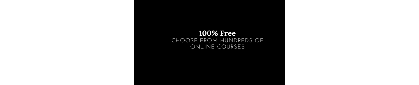 ✔️ 100% Free Courses ✔️