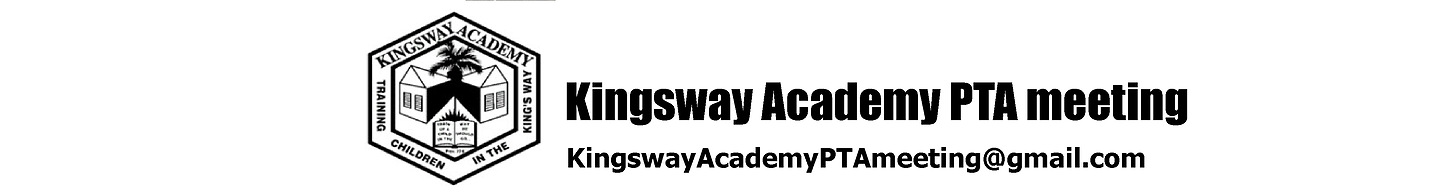 Kingsway Academy PTA meeting