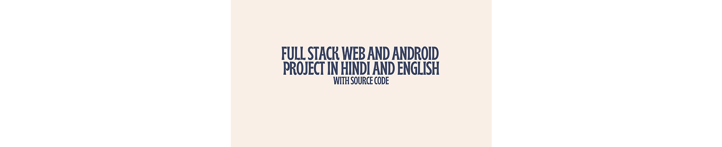 web and android projects