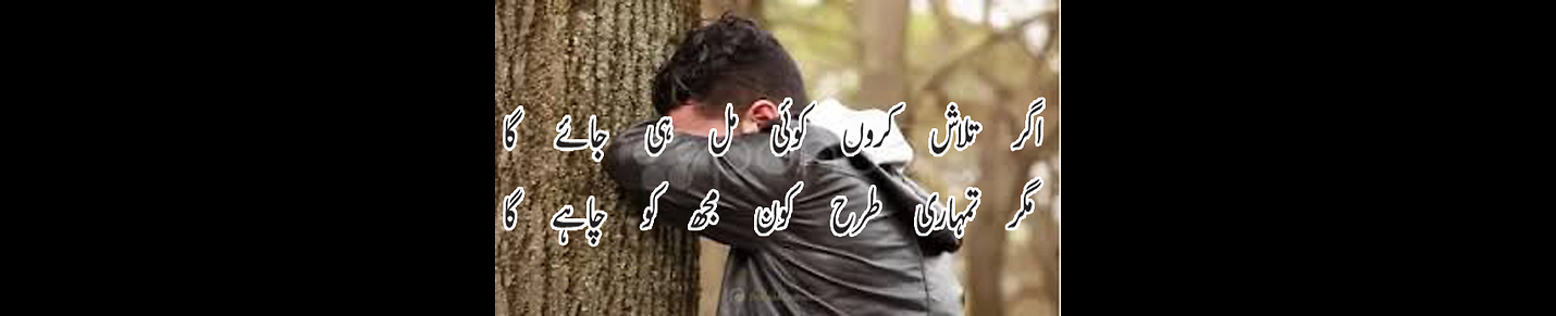 sad poetry and aqwal zareen