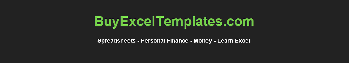 Excel Templates & Spreadsheets | Personal Finance | Money Management