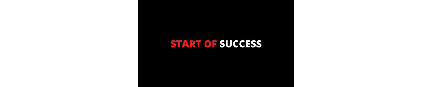 Start Of Success