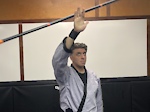 Kubudo drills for martial arts