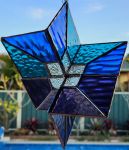 stained glass wind catchers -My pride in her creations