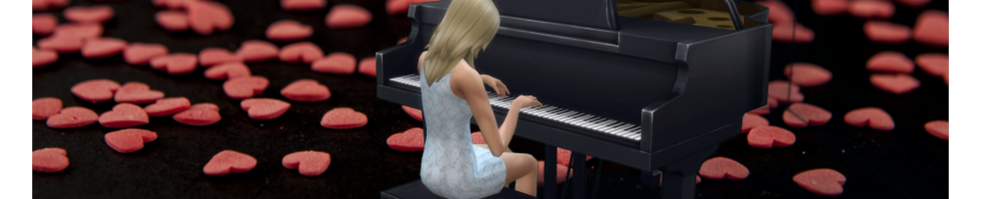 Zsa Zsa plays the Piano.