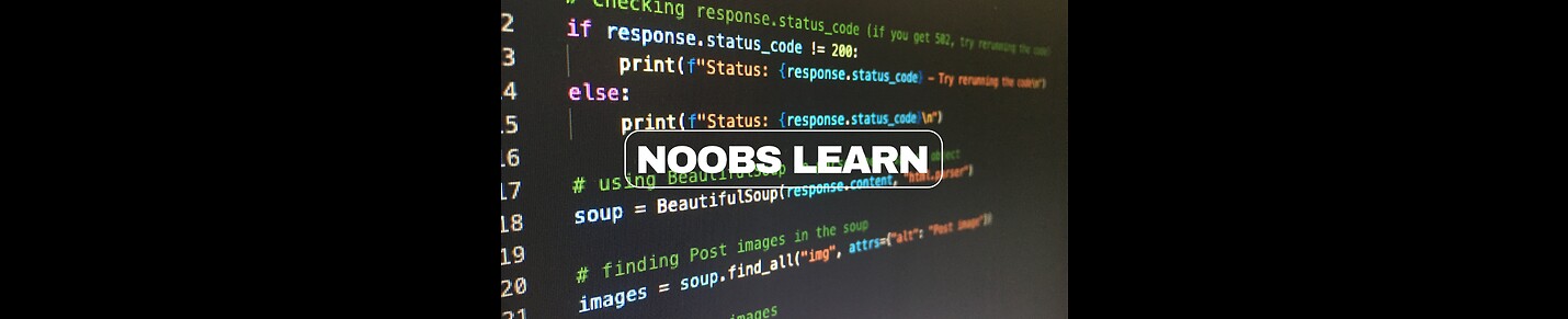 Noobs Learn!